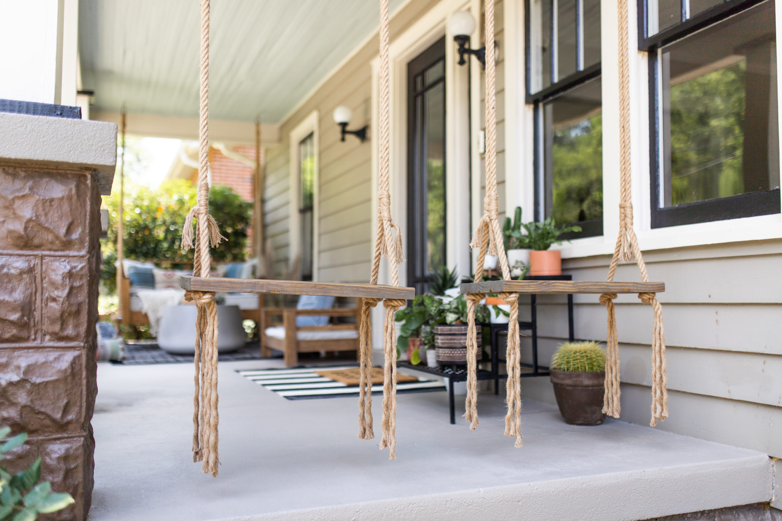 Easy Spring Front Porch Makeover Ideas - CC & Mike